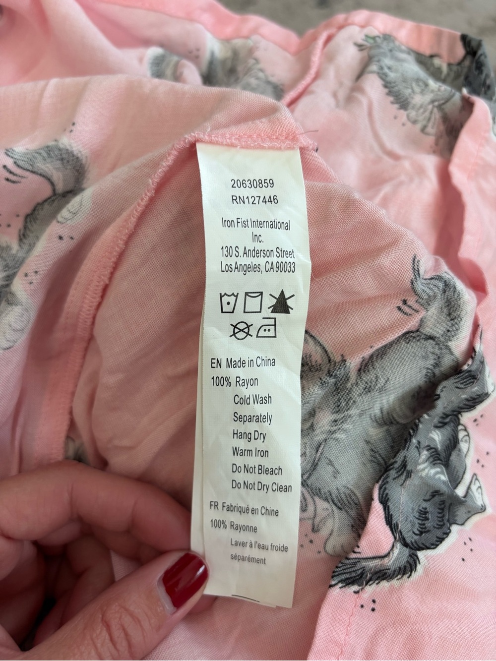 Iron Fist Pink Cat Print Mini Dress View 4
